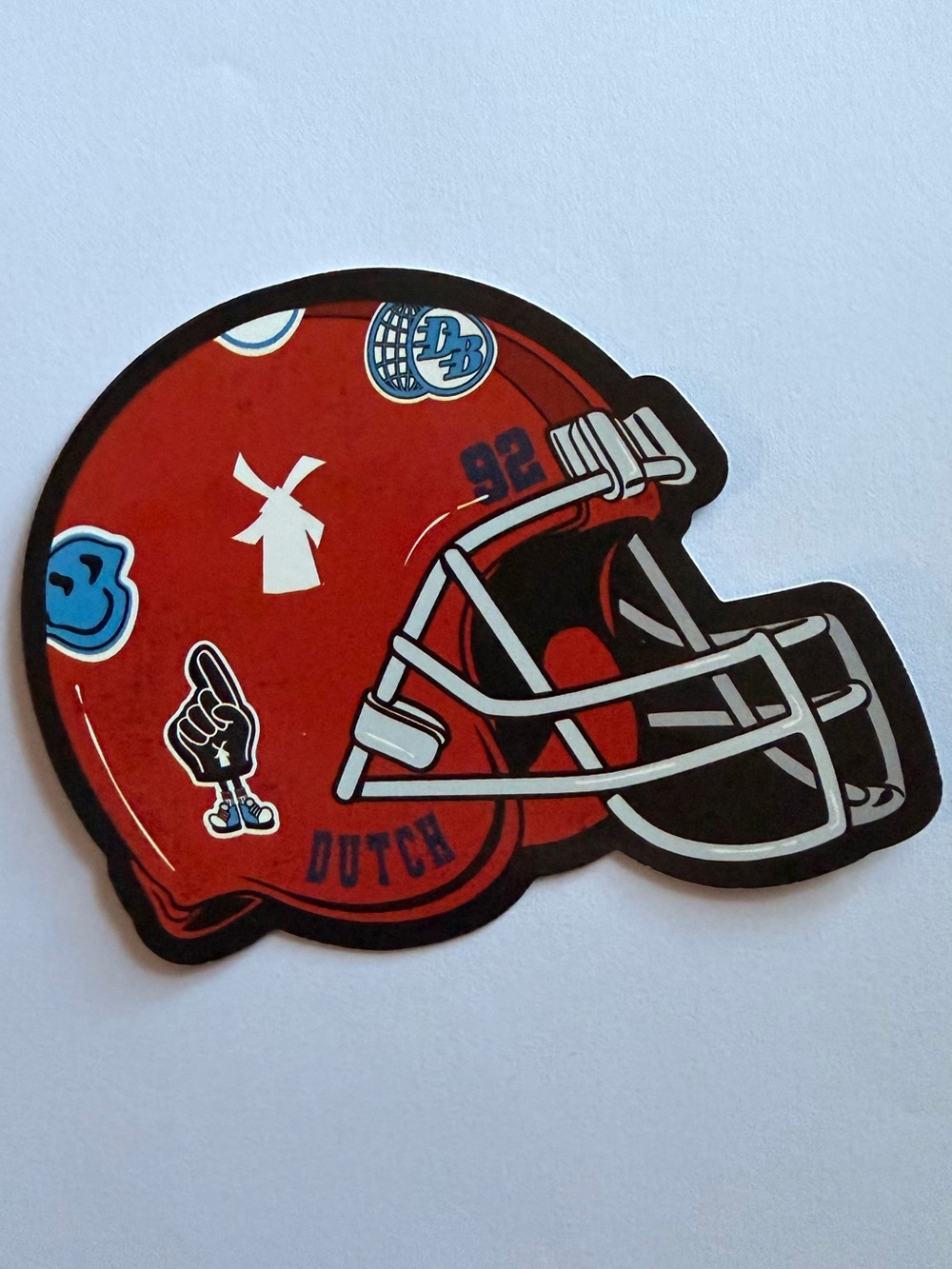Dutch bros 9/2026 football sticker